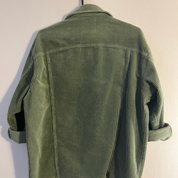 Zara Forest Green Corduroy Jacket - Picture 3 of 3